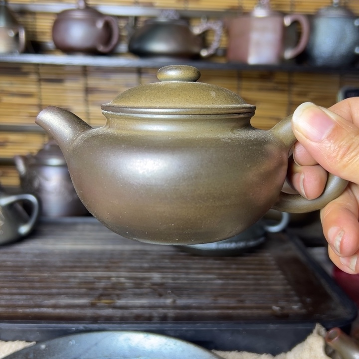 紫泥壶柴烧坭兴陶壶