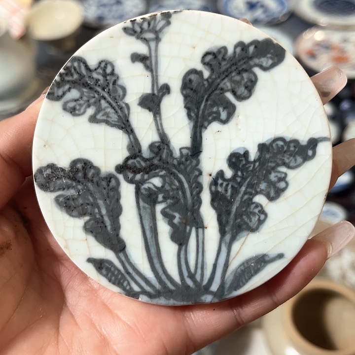 瓷片瓷片茶托喝茶非常不错