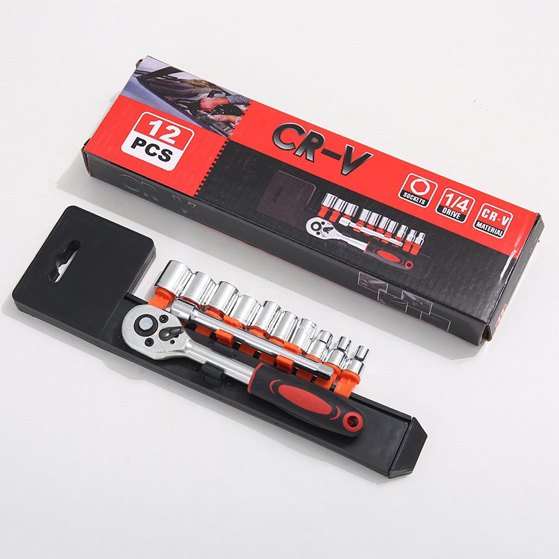 【小飞12件套棘轮扳手套装】