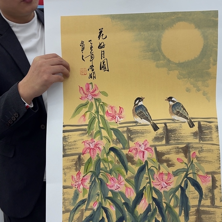 国画手绘国画作品