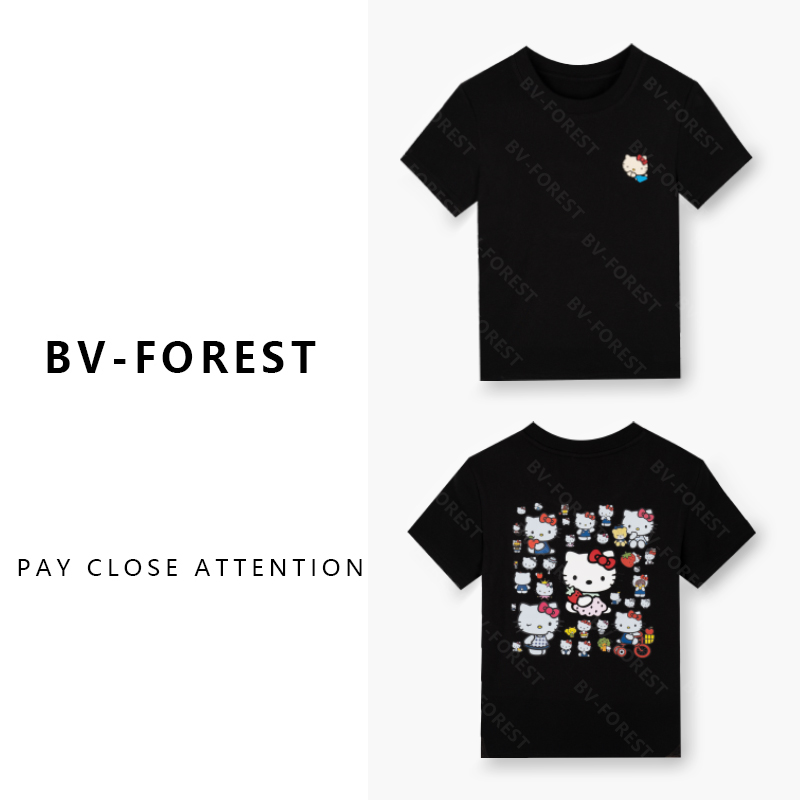 BV-FOREST“烛火入梦”秋冬款保暖软糯修身百搭减龄短袖T恤BV-T0738