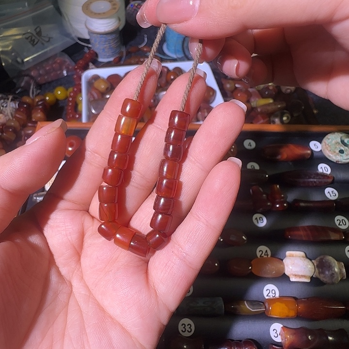 玛瑙/玉髓珠子未镶嵌