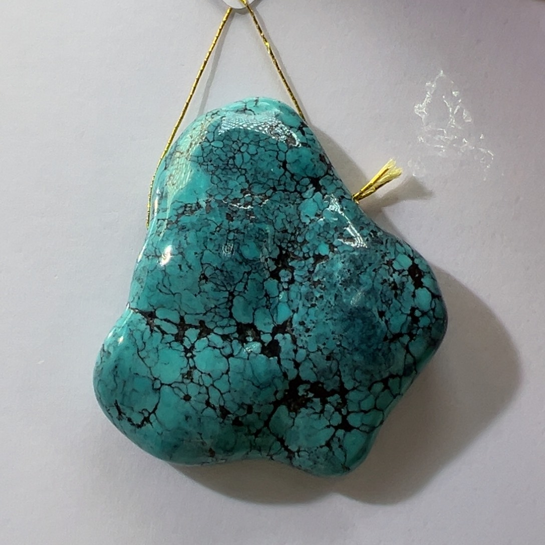 绿松石未镶嵌挂件