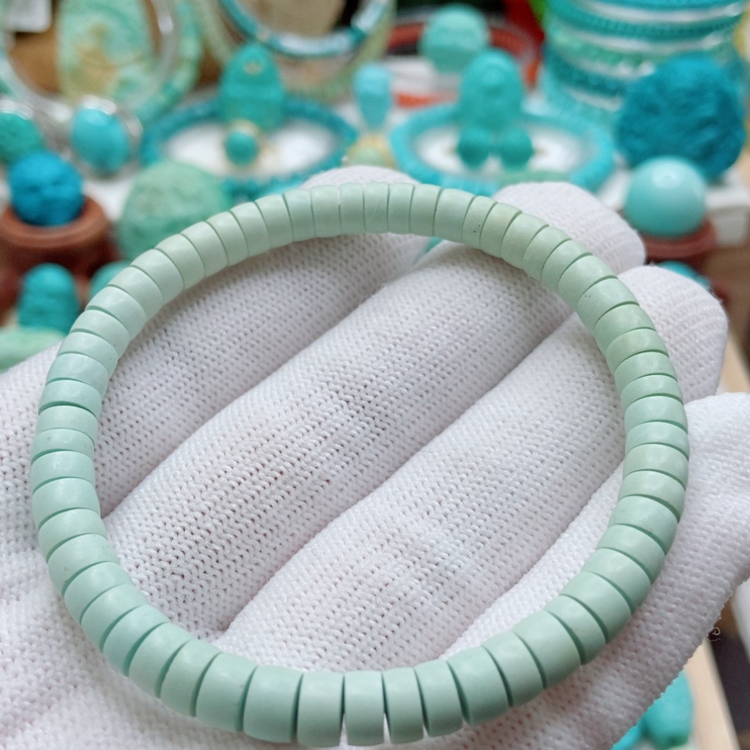 绿松石未镶嵌手串6mm