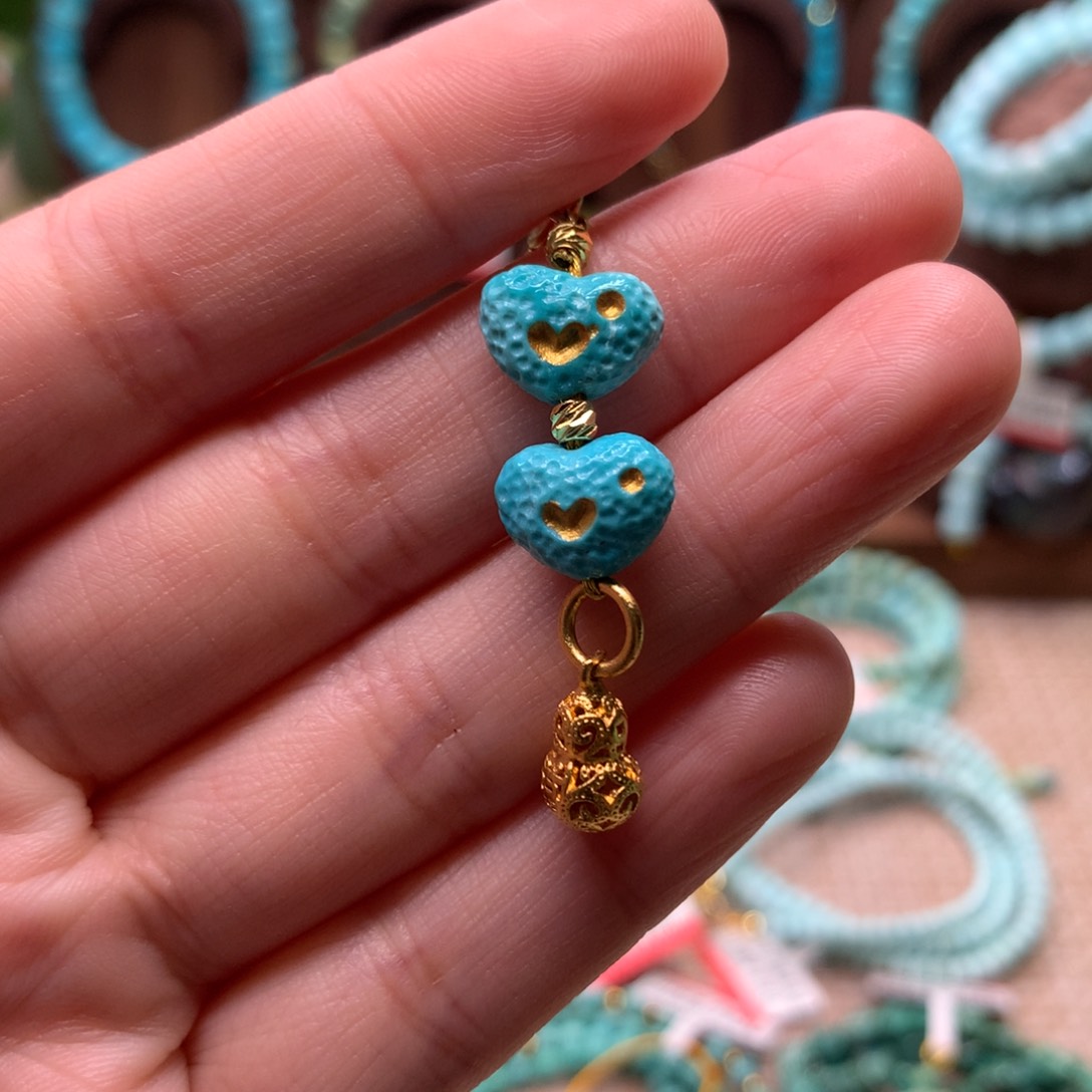 绿松石未镶嵌配饰 