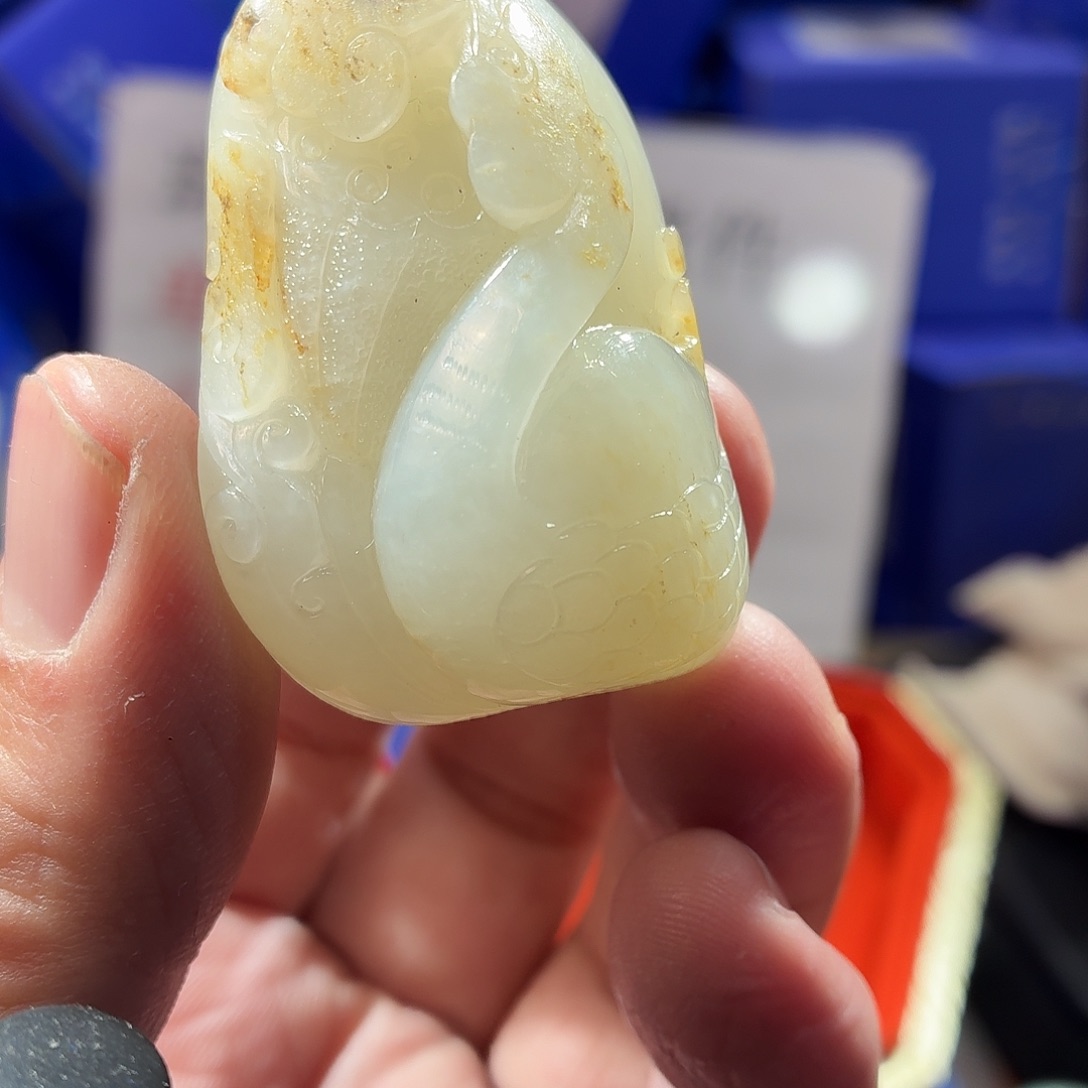 清***乐和田玉（糖玉）未镶嵌颈饰