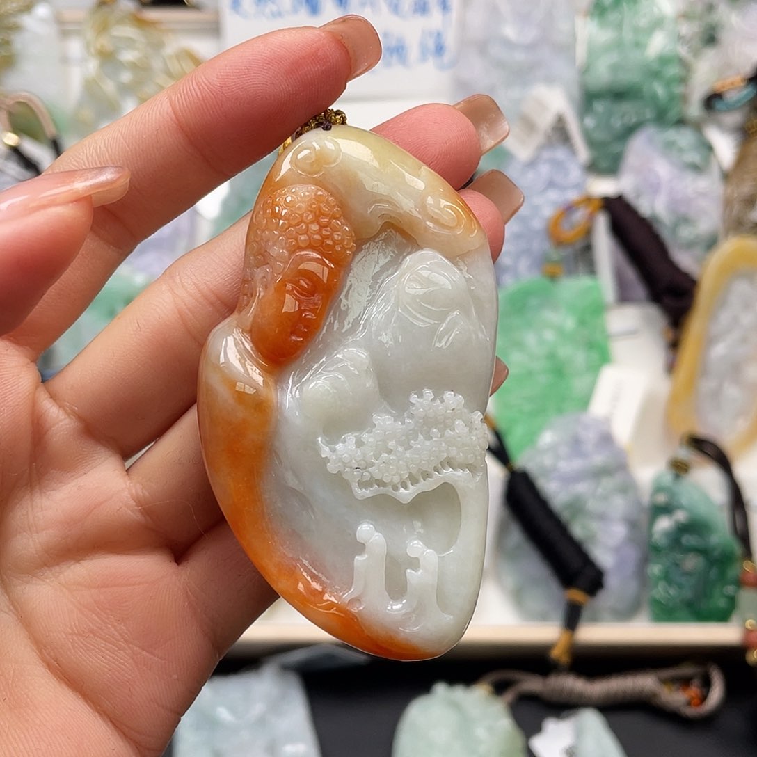 翡翠吊坠(不含链)未镶嵌