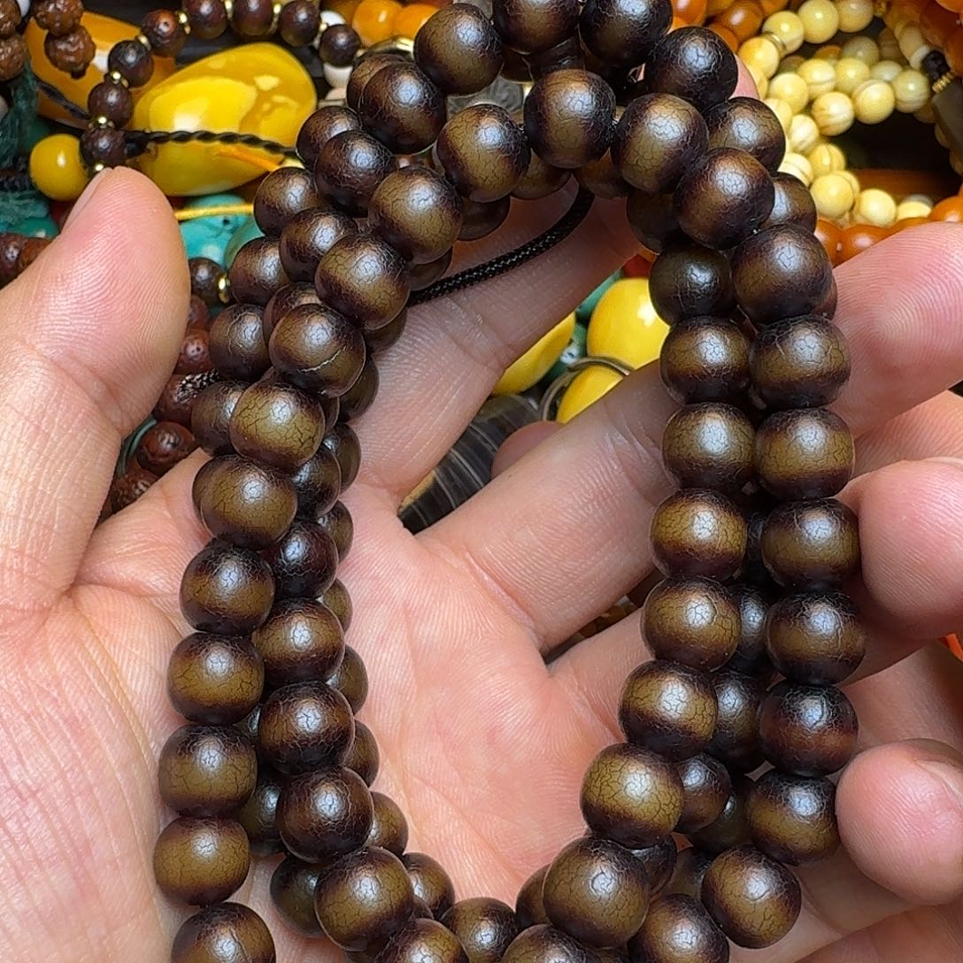 常***光菩提籽类星月菩提