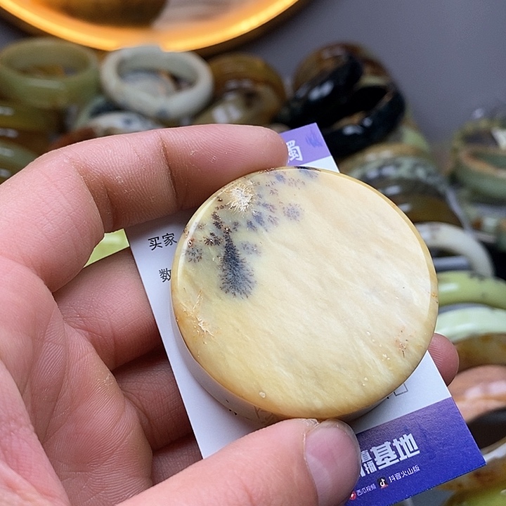 蛇纹石玉颈饰未镶嵌卢****情