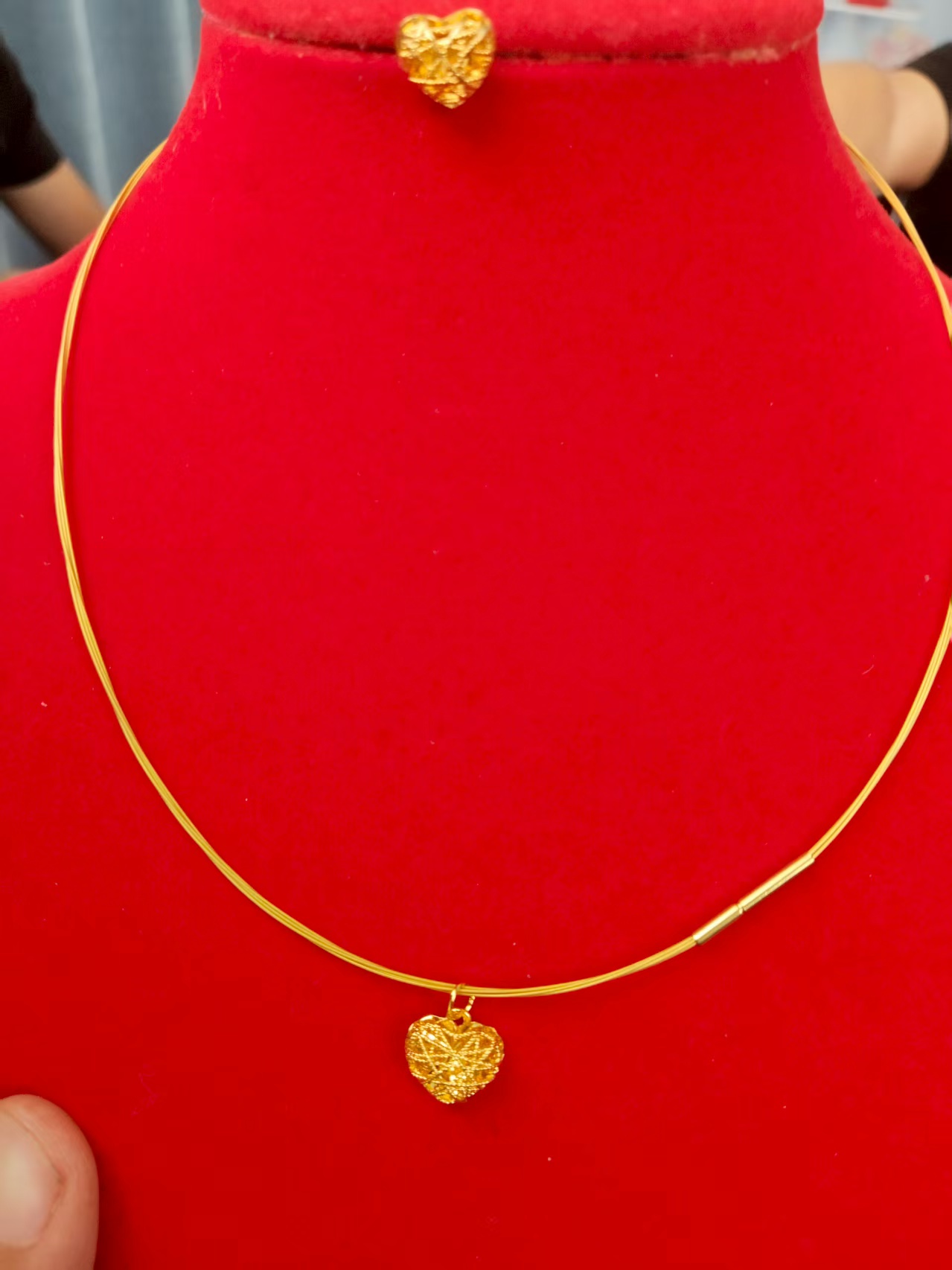 合金项链 MG一套心款0.12g