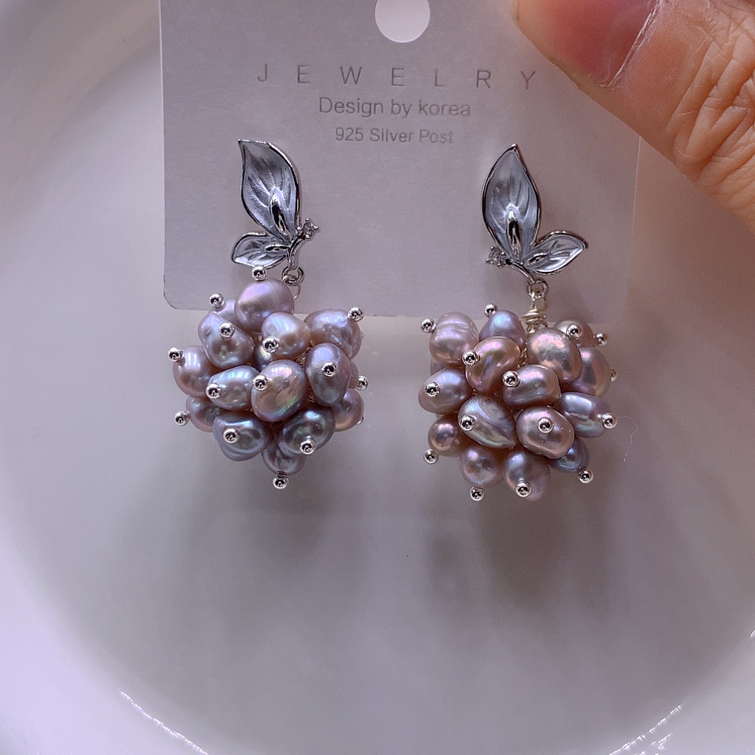 耳饰未镶嵌淡水珍珠