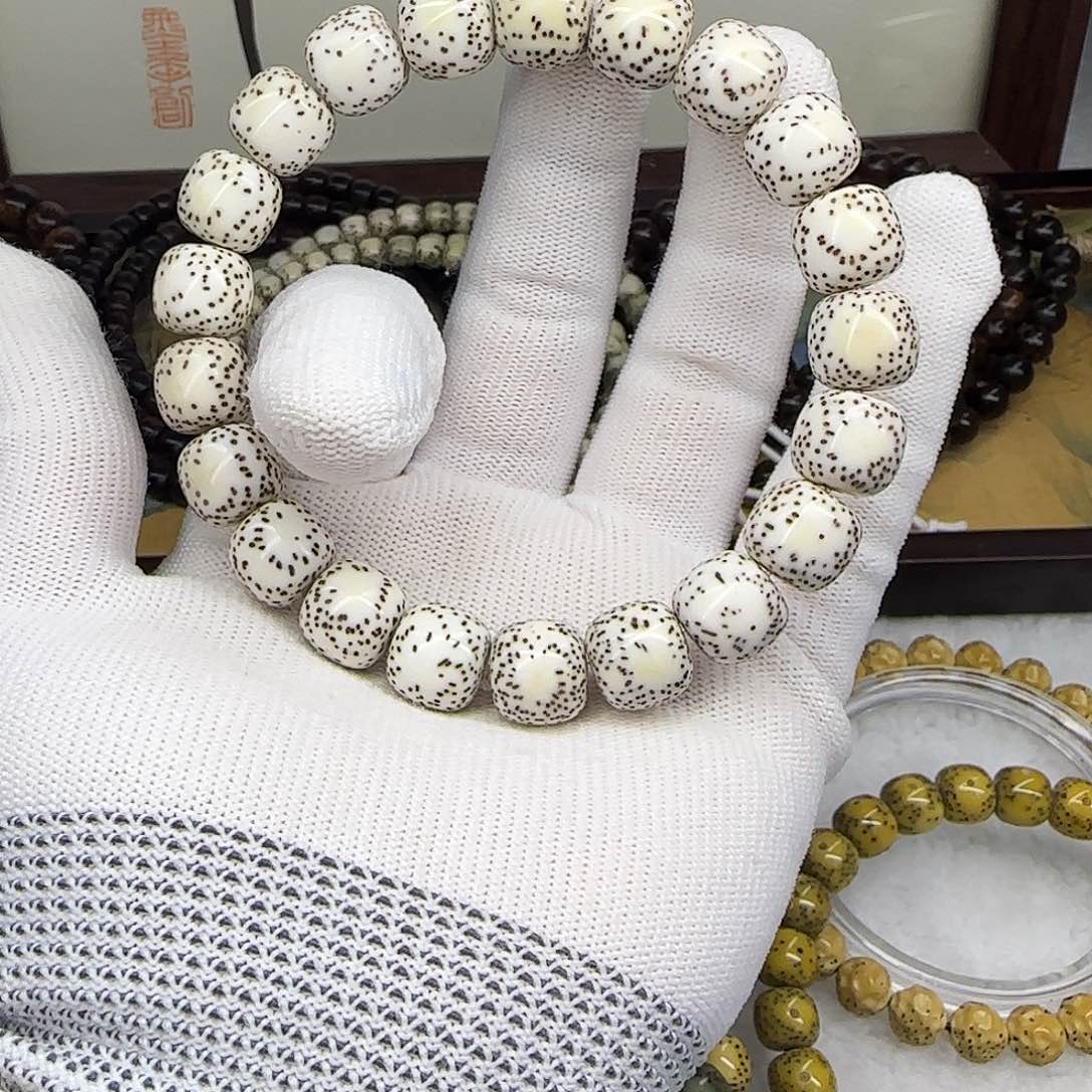 星月菩提手串卡11.5原生态大留白