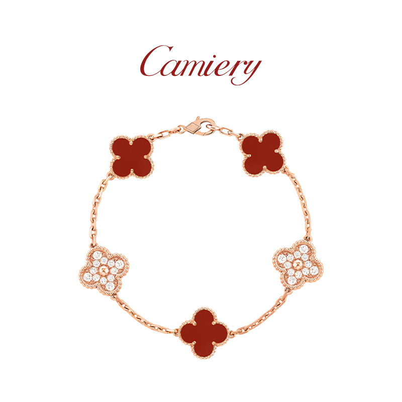CAMIERY/卡美瑞 时尚轻奢间钻五花手链时尚百搭