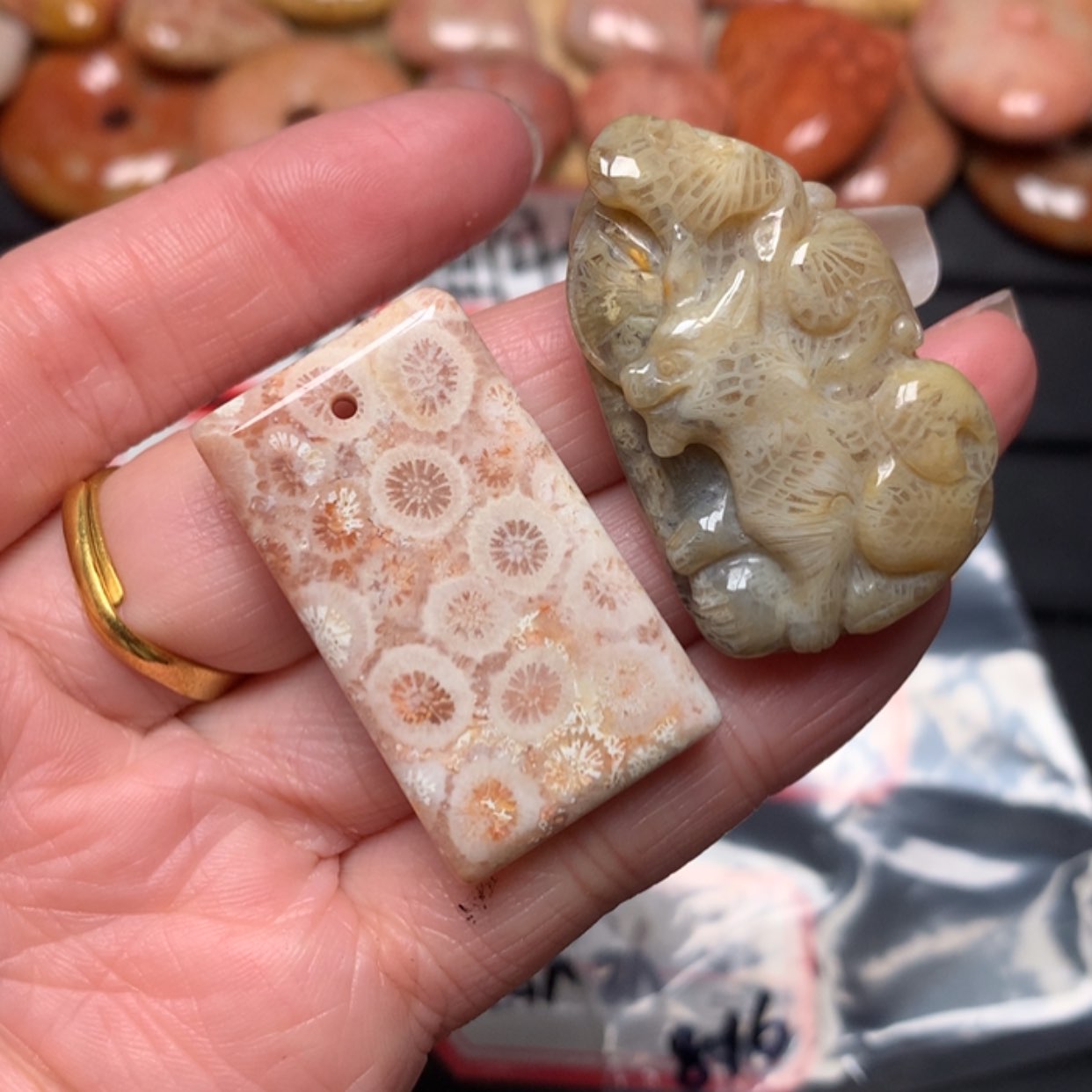 【闪购商品】硅化玉颈饰未镶嵌鹏**里
