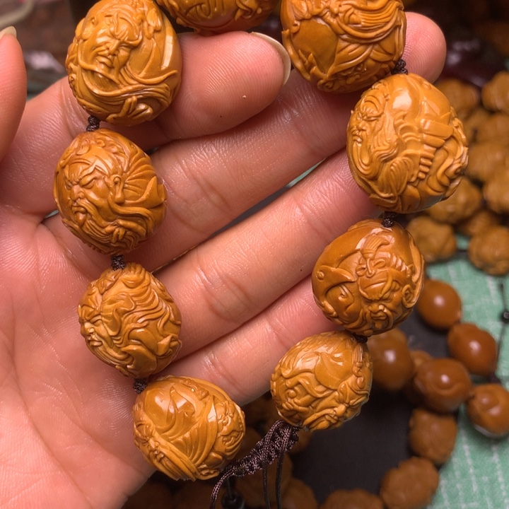 橄榄核手串/手链武财神！