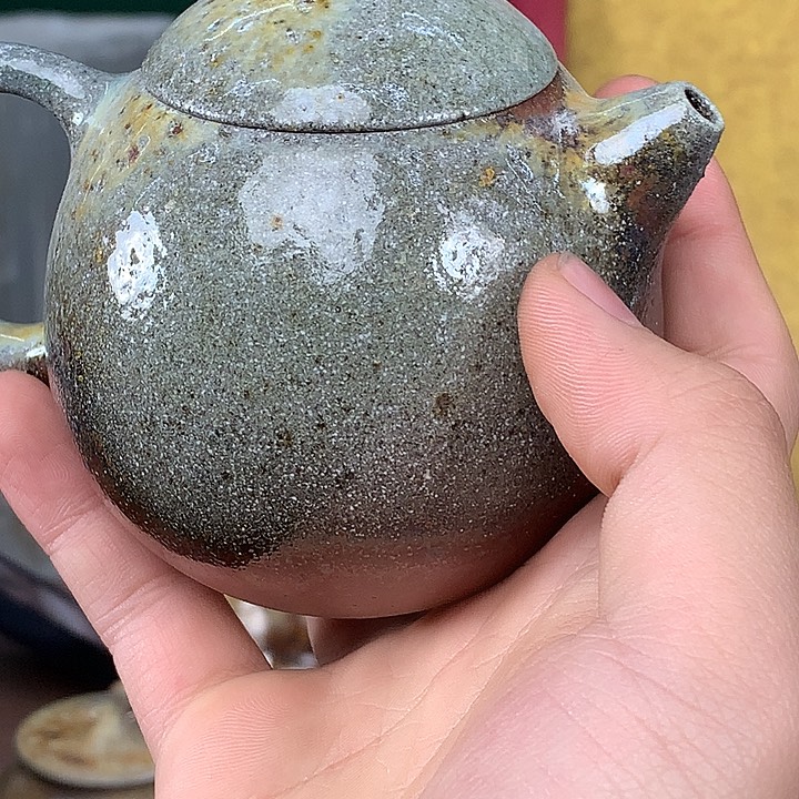 紫砂柴烧纯自然柴烧