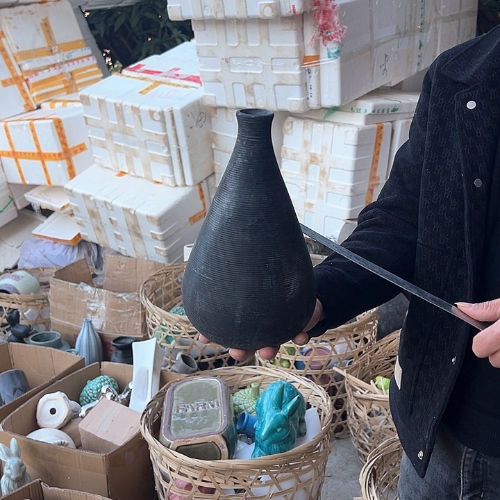 瓶高度25厘米口径3厘米微瑕捡漏