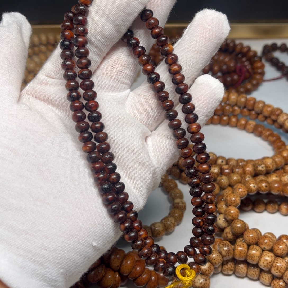 星月菩提吊坠75正月黑金玉化小苹果