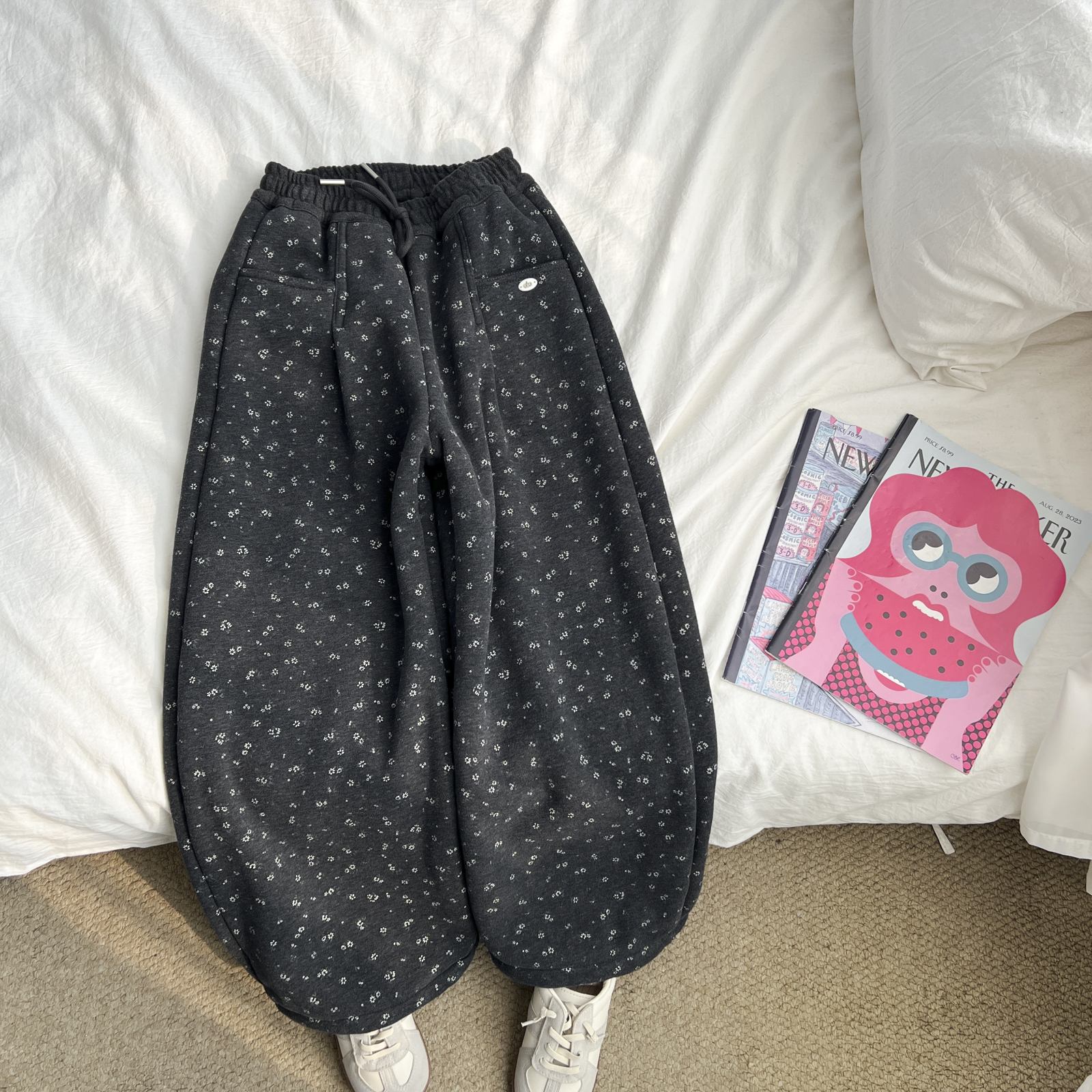 【原版】女童冬装加厚休闲裤儿童保暖长裤KYKDW58891