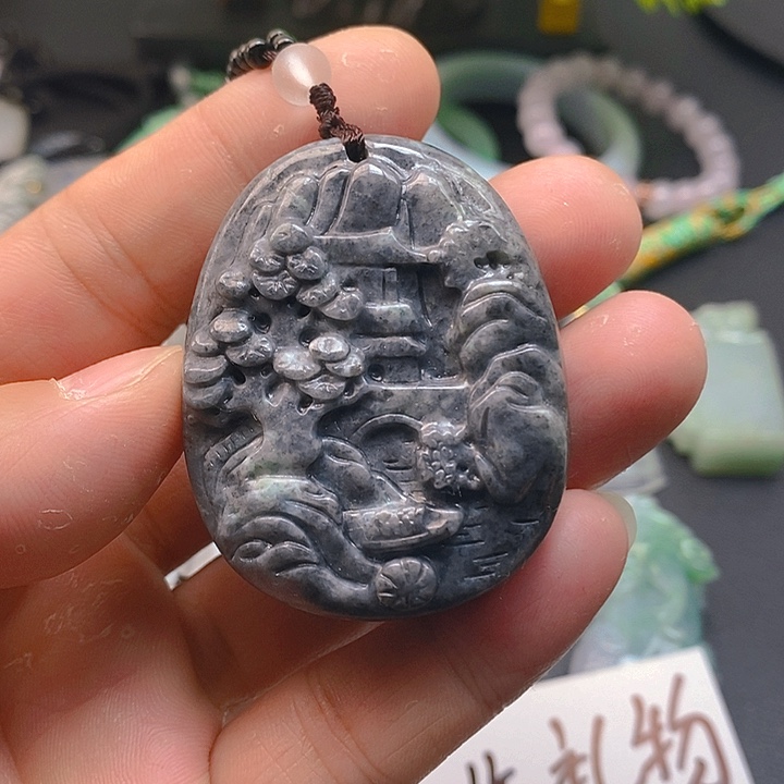 颈饰未镶嵌翡翠001