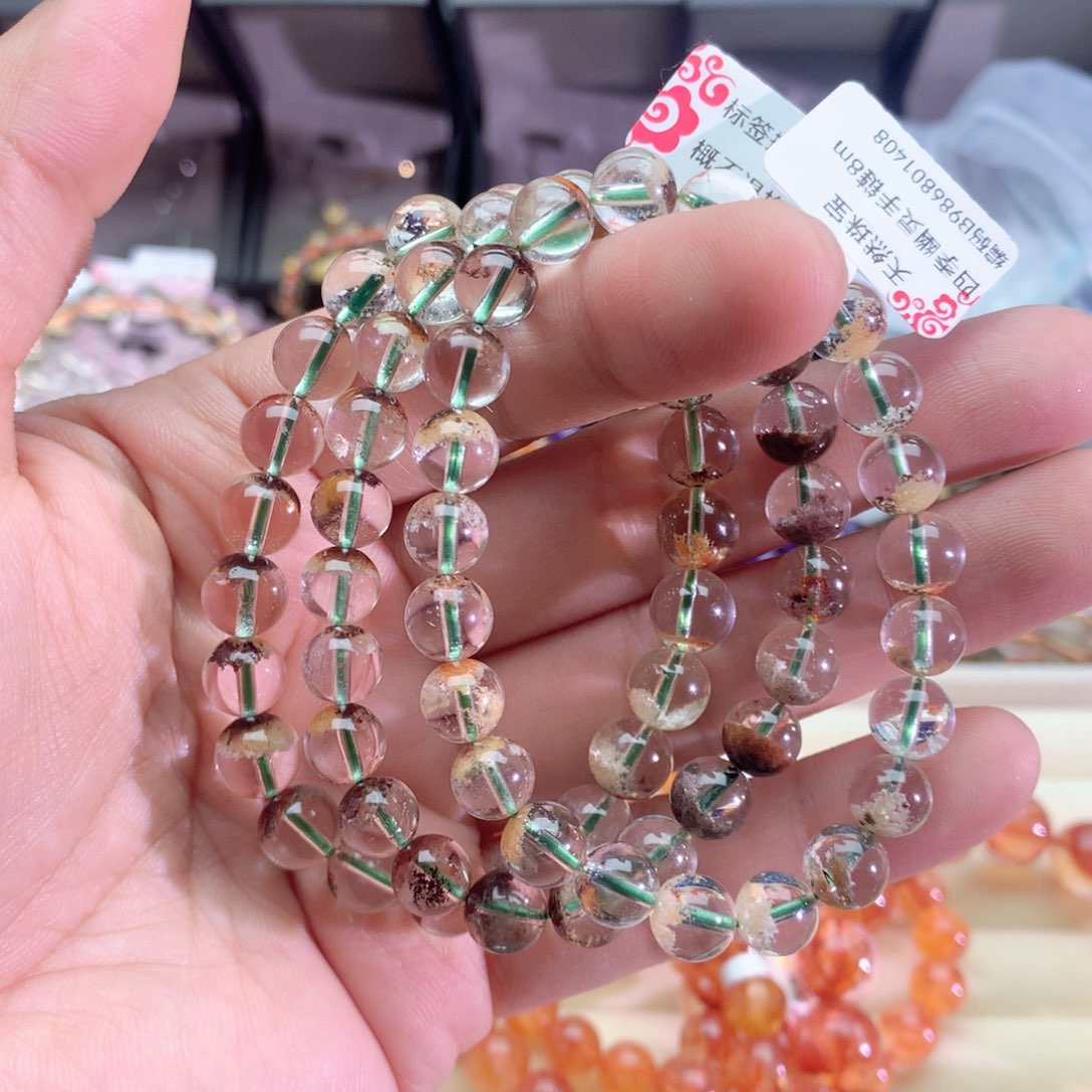 水晶手串未镶嵌四季幽灵手链8