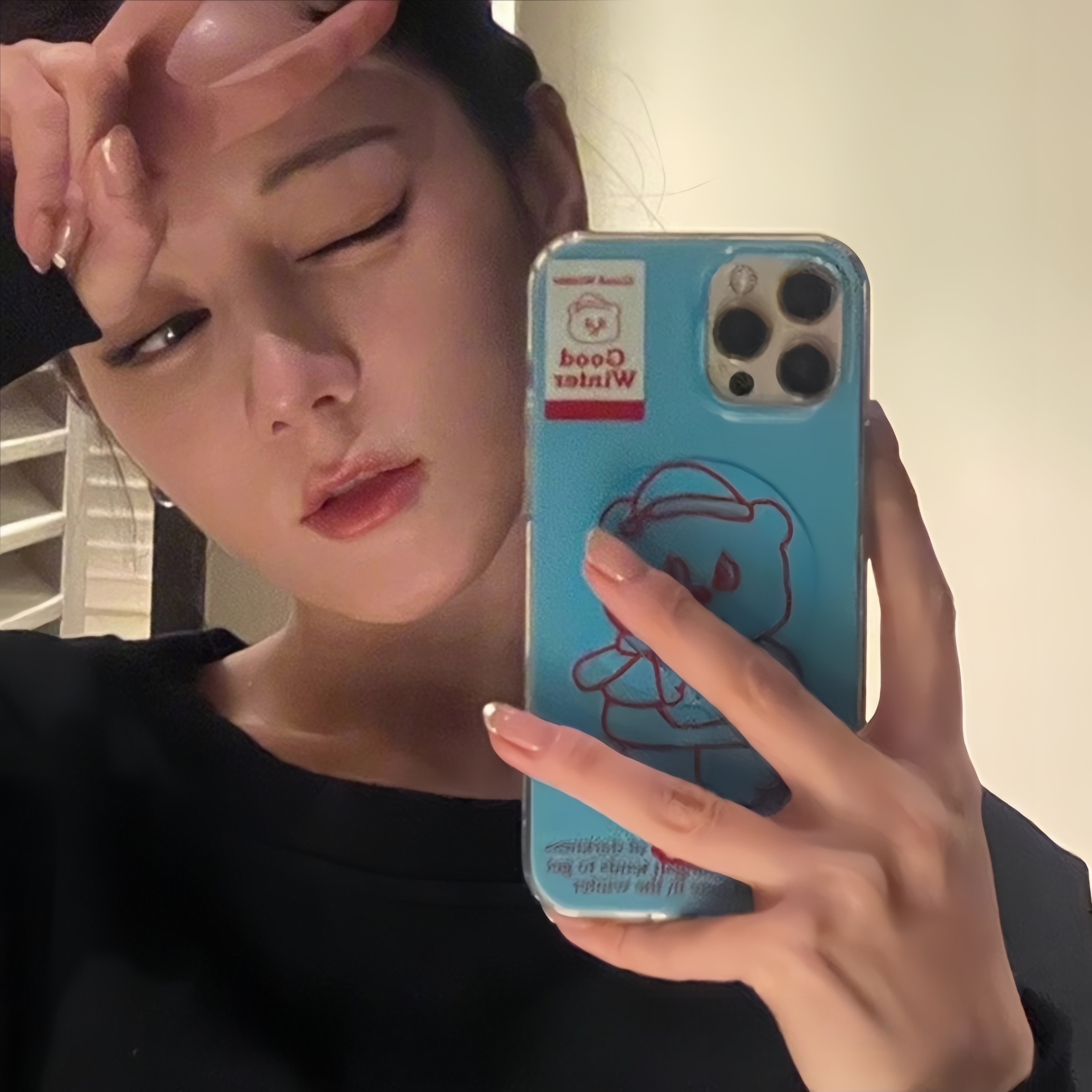 红色小熊苹果16手机壳vivox200华为iqooneo9小米opporeno13荣耀