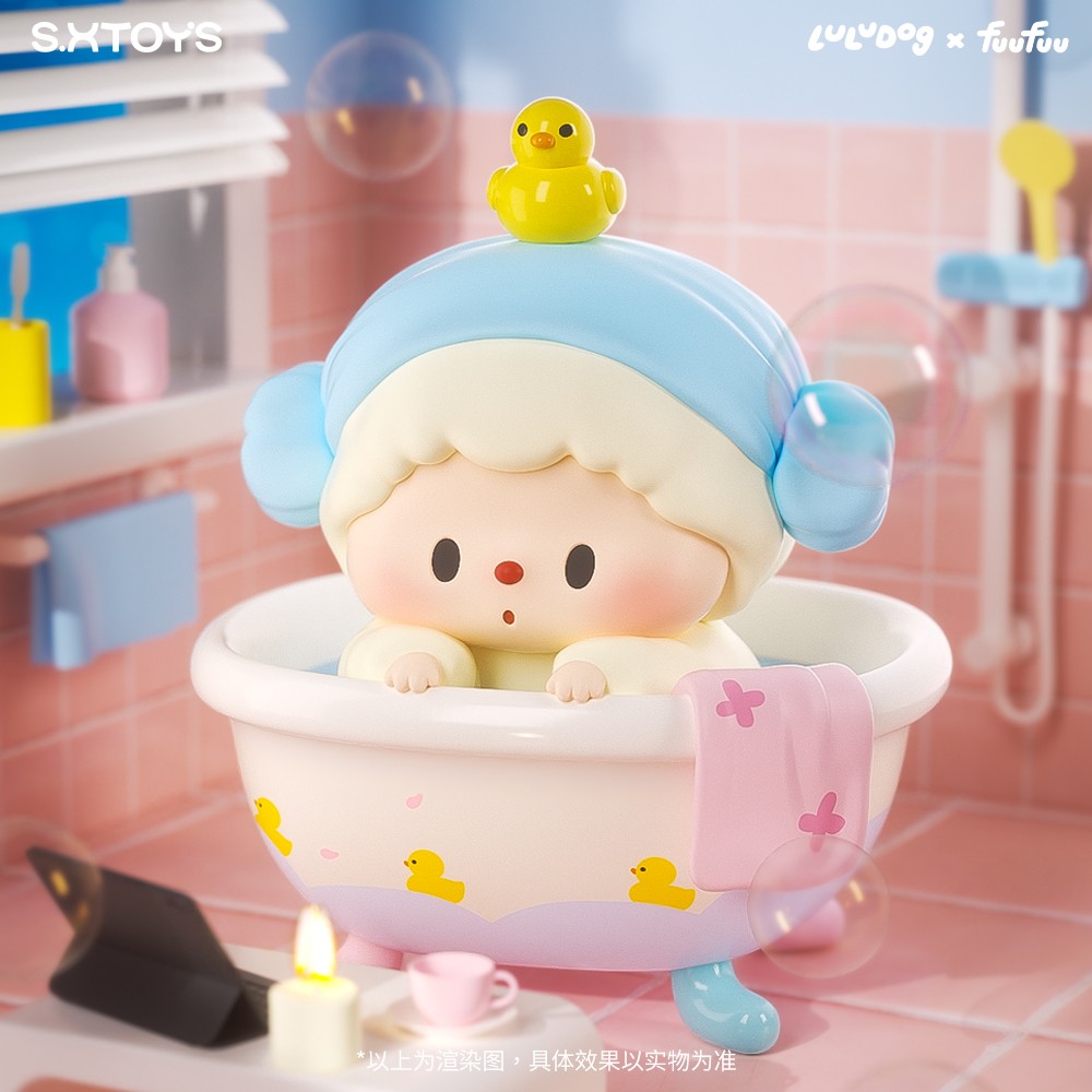 噜噜狗新品宅家日记系列盲盒潮玩可爱礼物少女