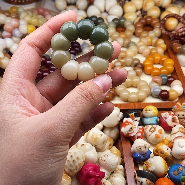 猕***椰菩提根/象牙果吊坠9