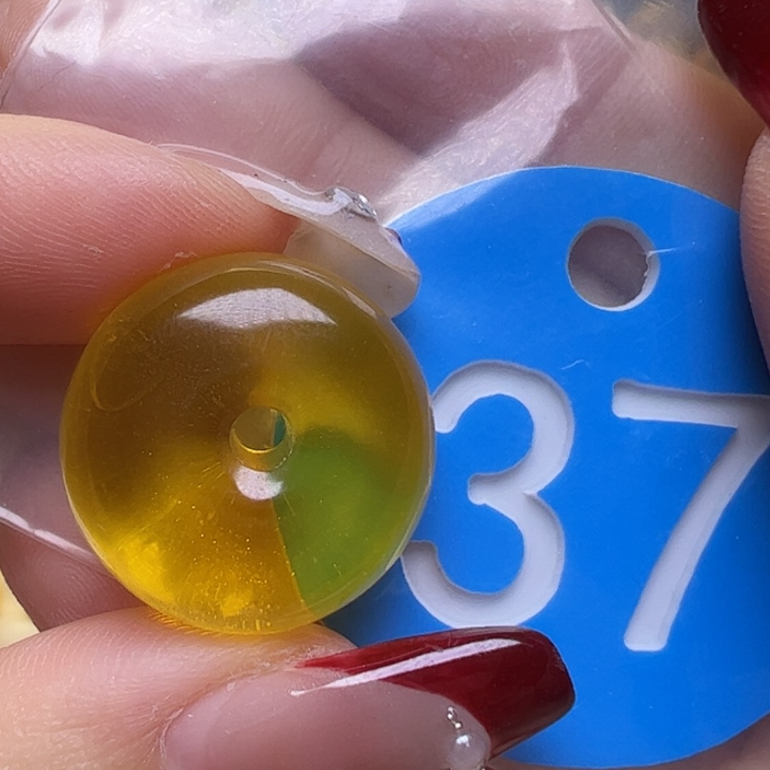 蜜蜡未镶嵌珠宝奇石19.3mm墩子