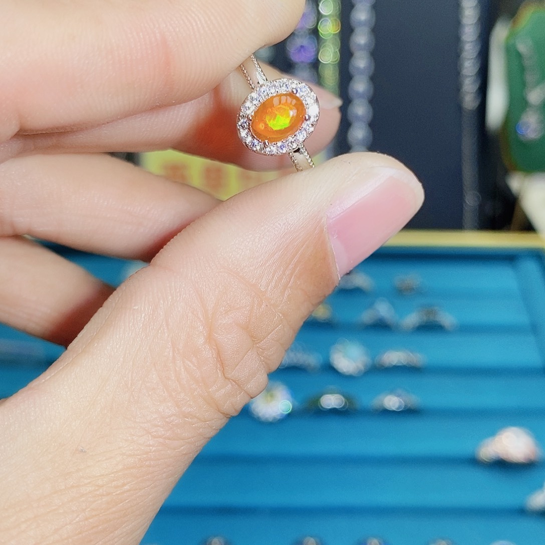 紫晶珠宝半成品银S925镶嵌