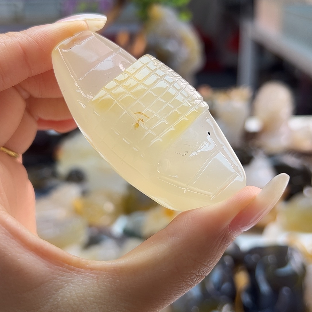 玛瑙/玉髓未镶嵌吊坠(不含链)