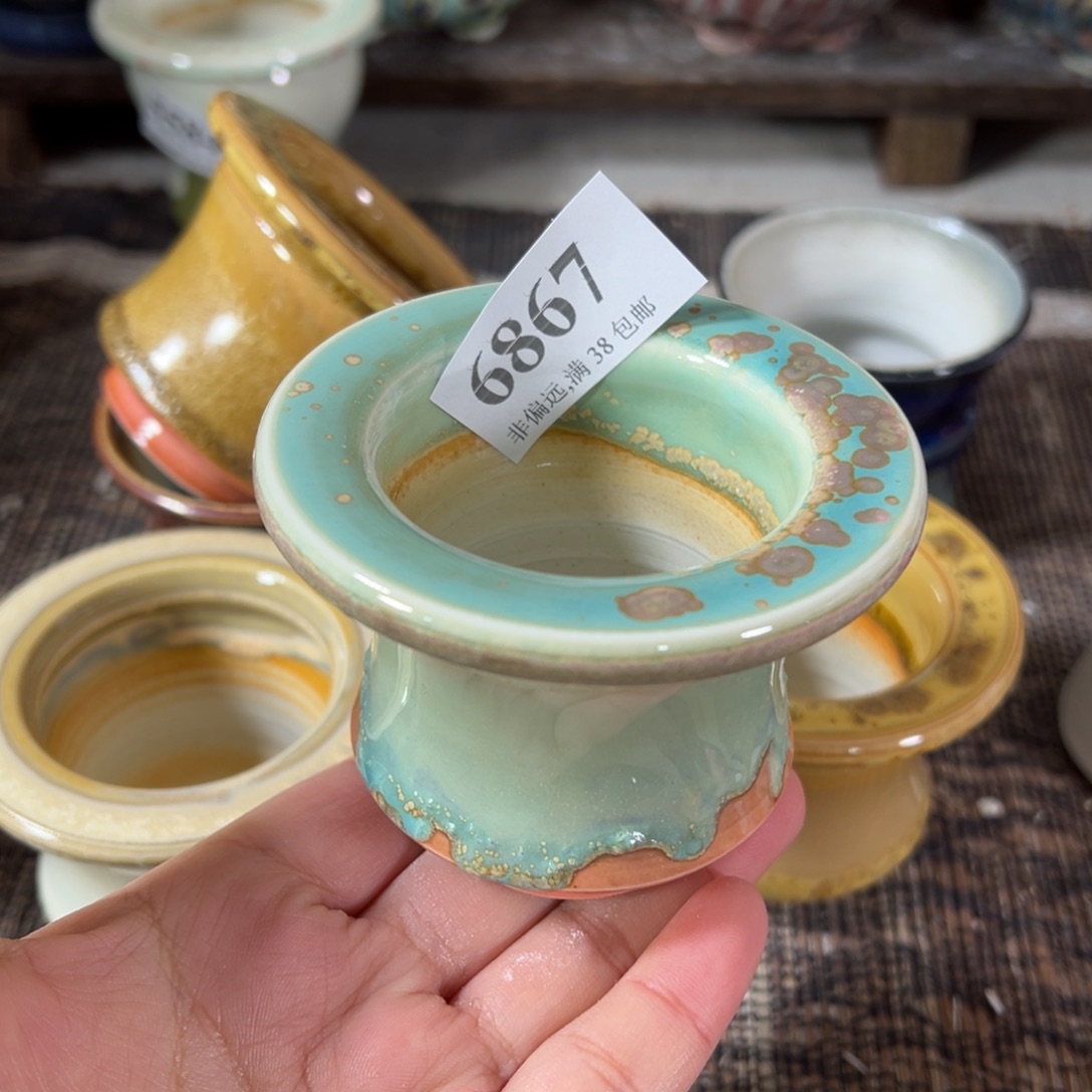 陶瓷景德镇手工花盆