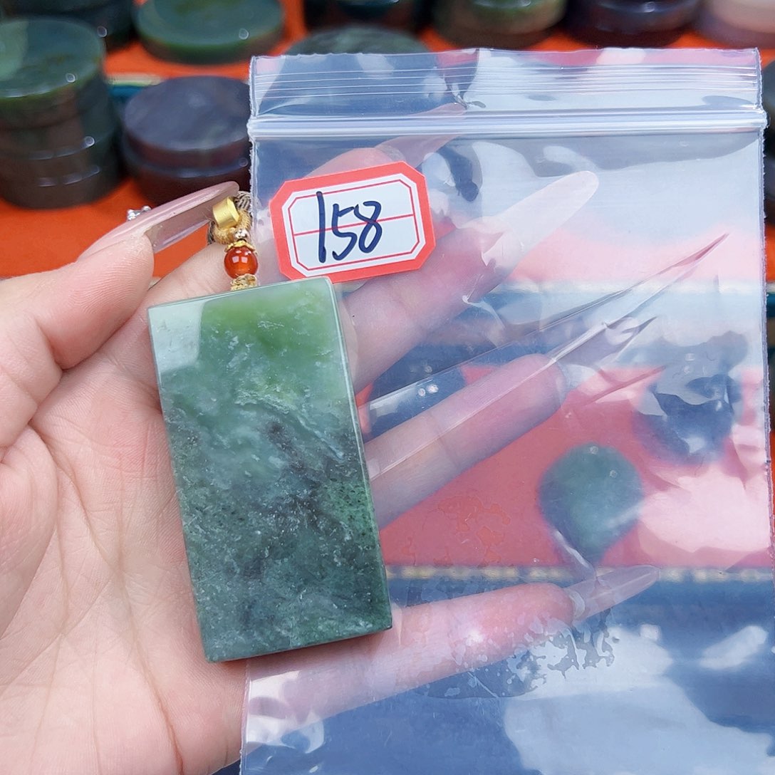 和田玉珠宝半成品未镶嵌