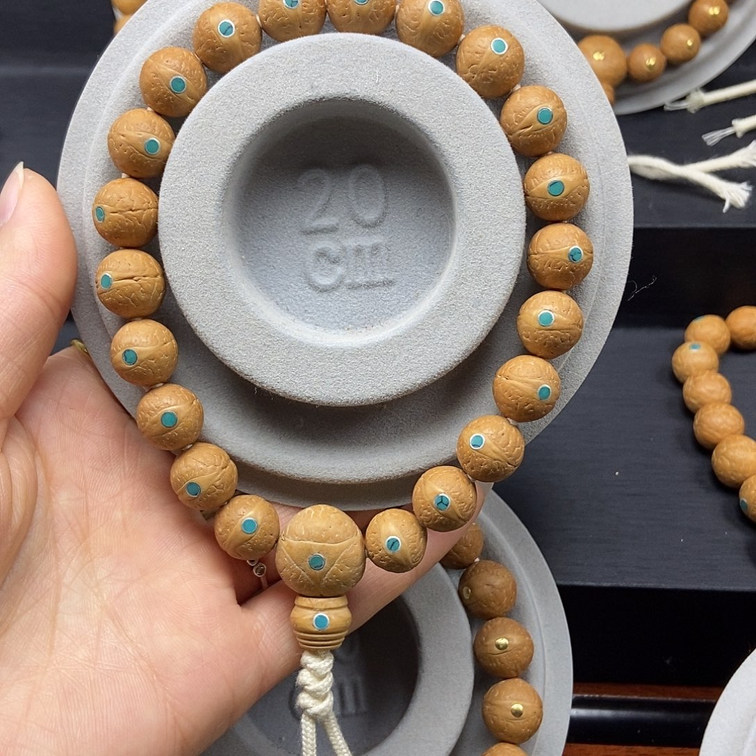 大***明凤眼菩提手串12➕松，25年籽