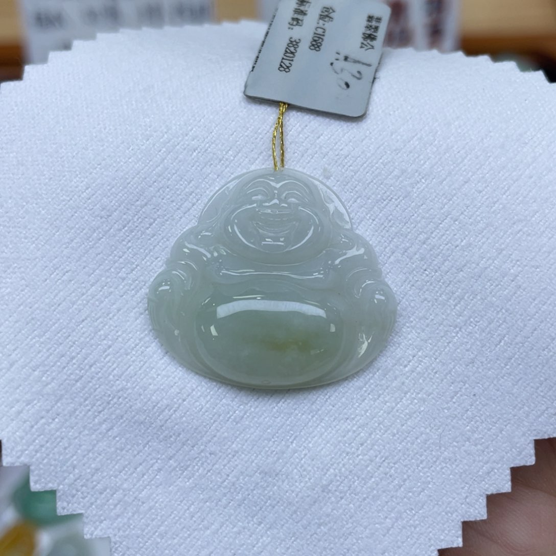 颈饰未镶嵌翡翠佛公