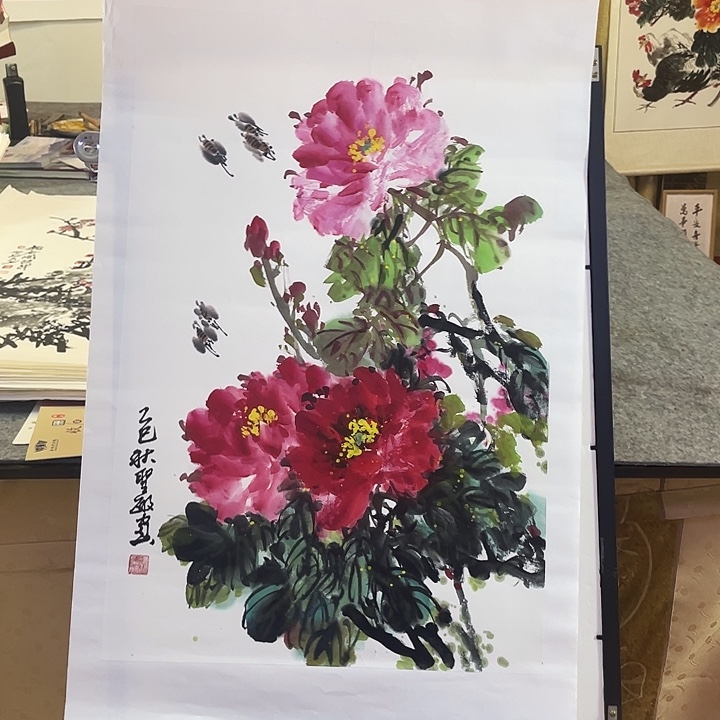 国画张圣敏先生纯手绘作品