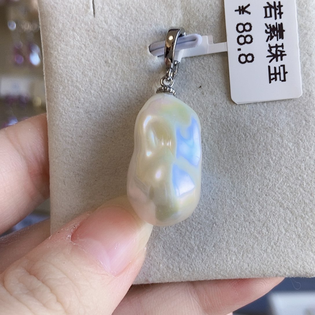 淡水珍珠合金吊坠(不含链)特价1723