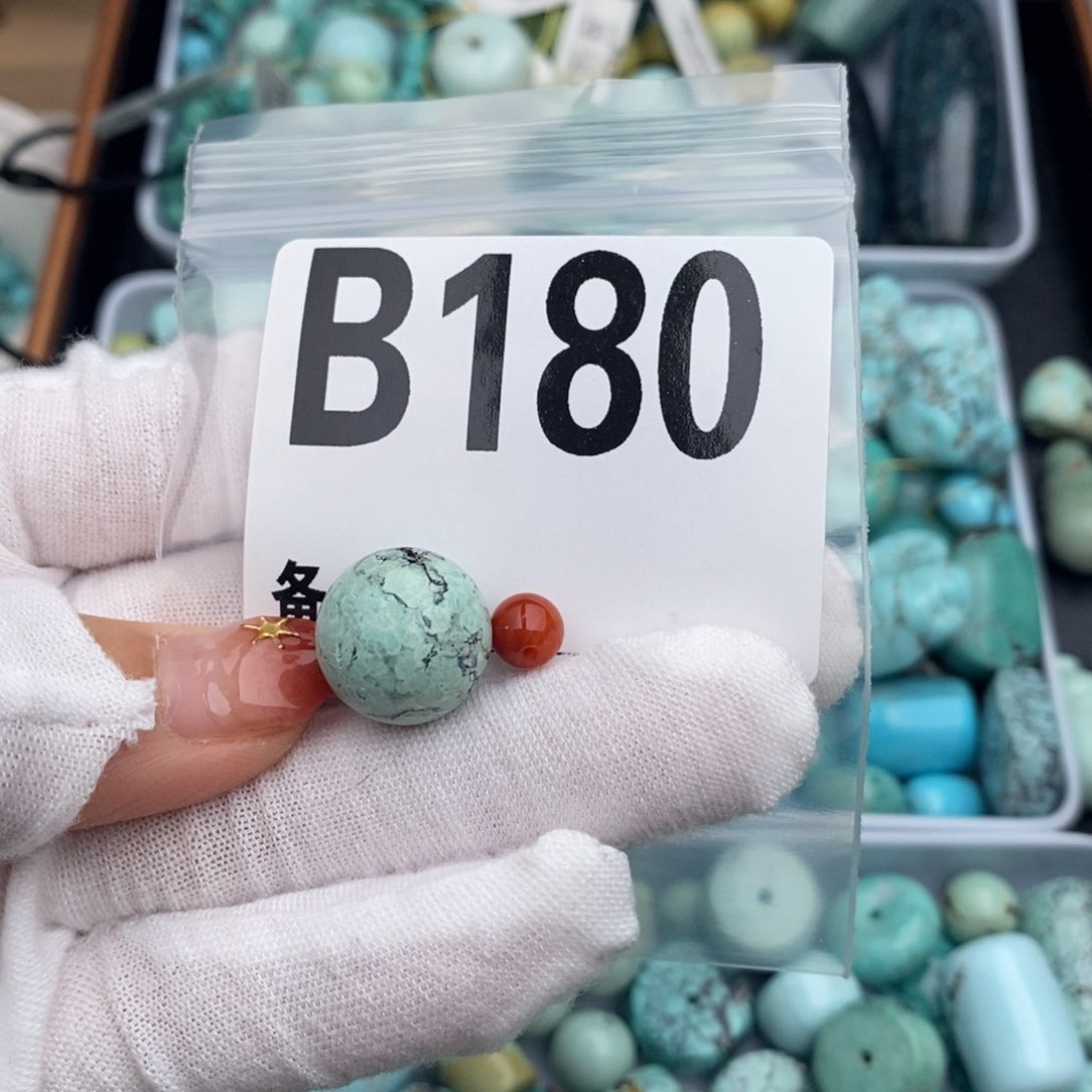 未镶嵌卡14圆珠南红玛瑙