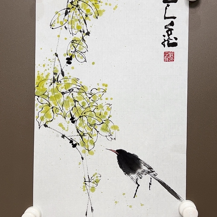 国画郭千龙   手绘原创