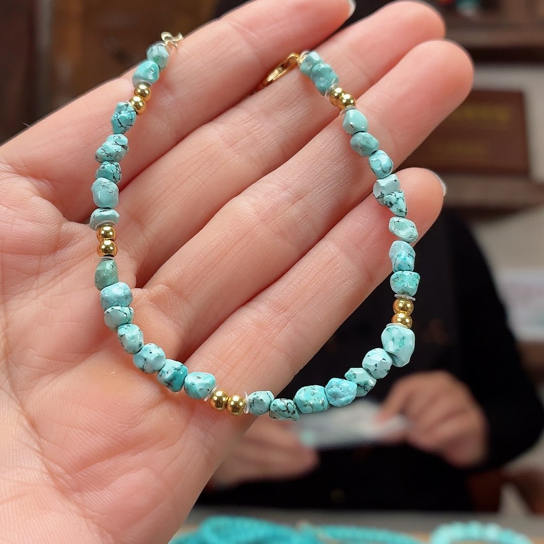 未镶嵌绿松石珠宝奇石