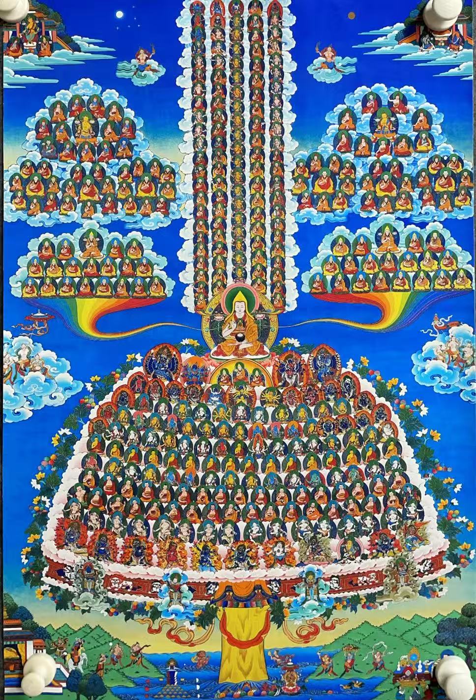 直播精选唐卡皈依境 编号0067