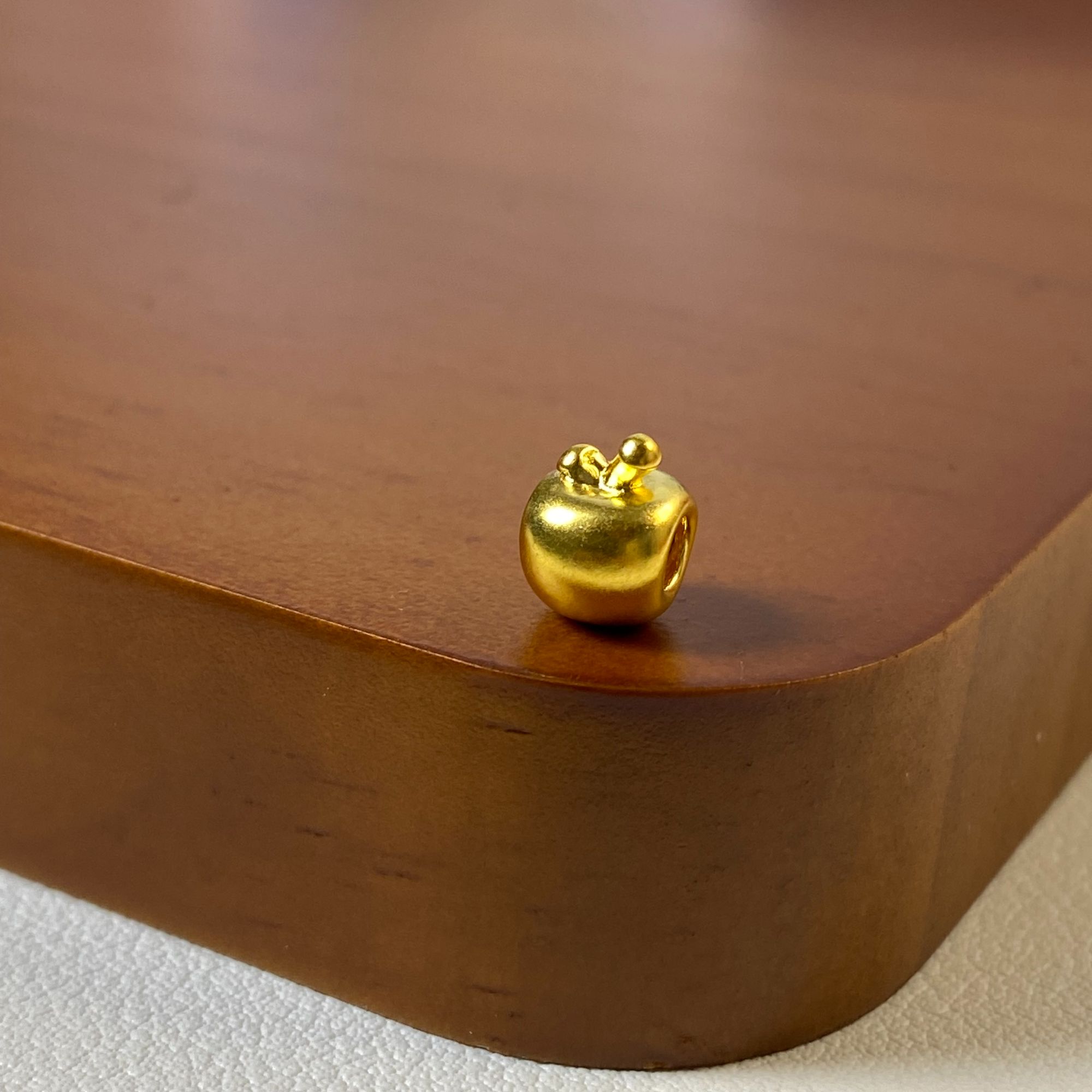 黄金足金999小克重配件苹果062