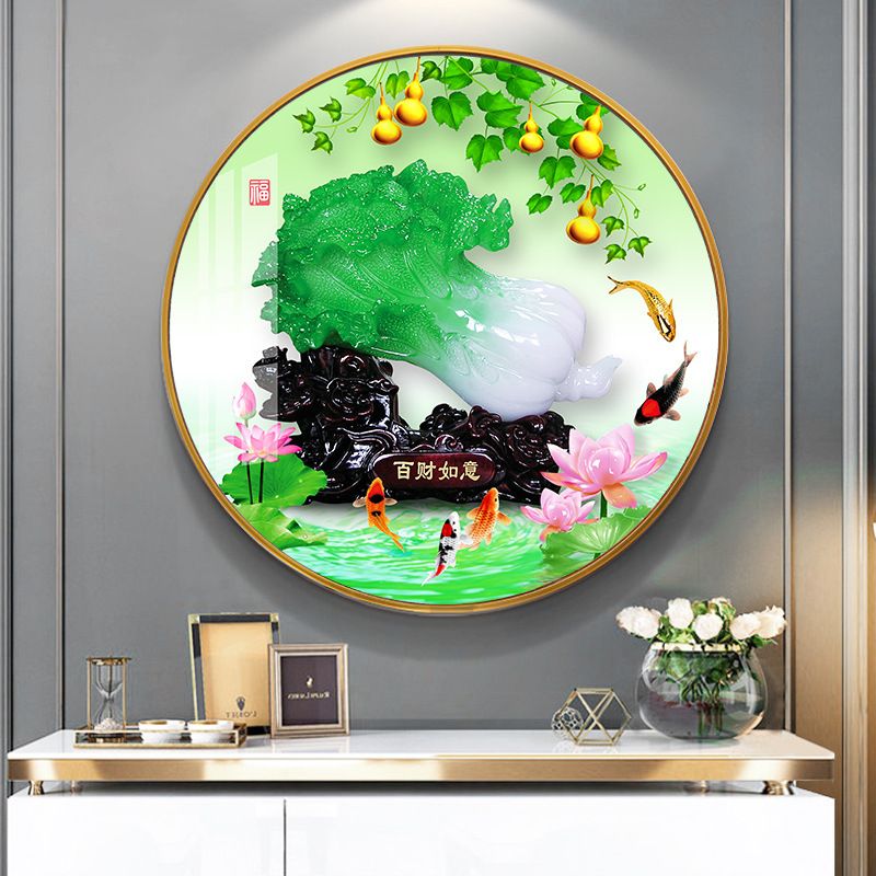 针情针艺百财如意十字绣2025新款绣客厅生意兴隆百财纳福手工43色