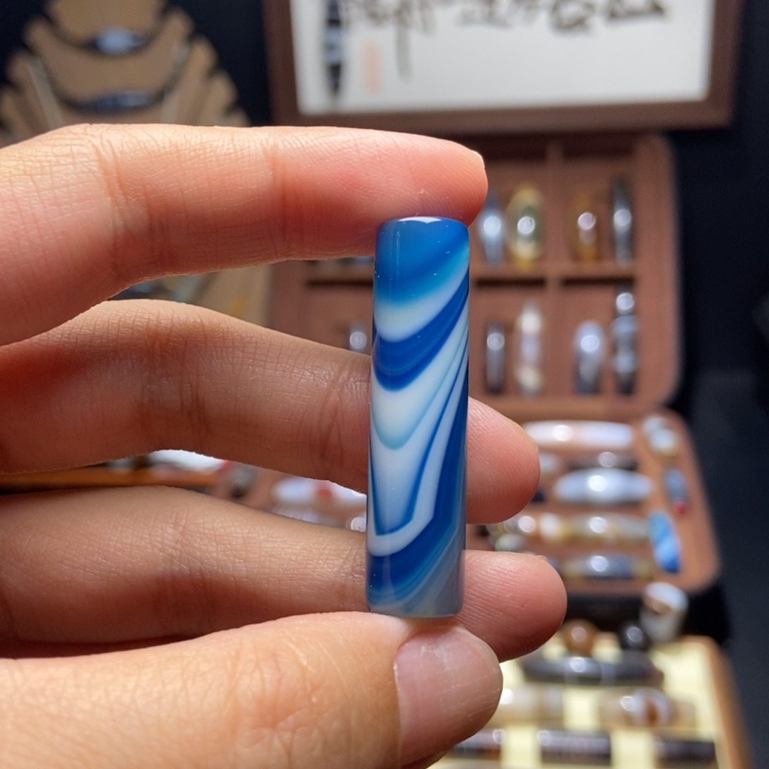 玛瑙/玉髓合金吊坠(赠链)