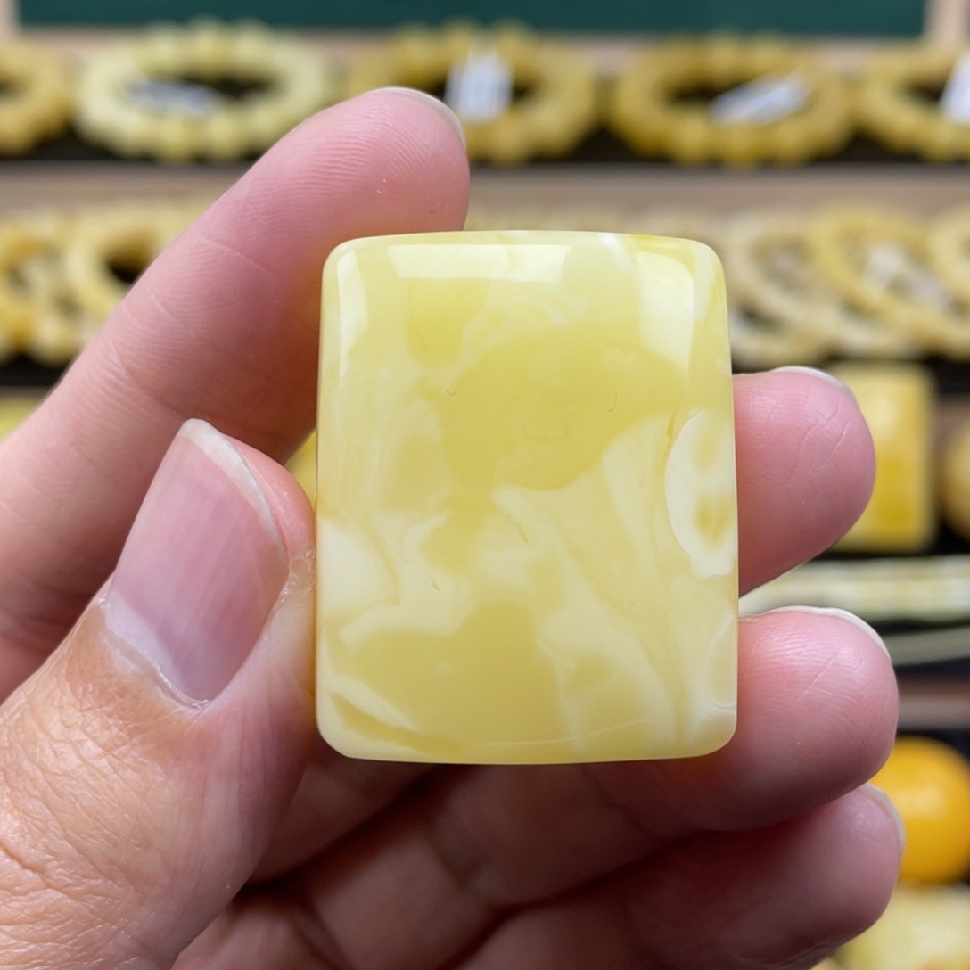 琥珀裸石未镶嵌琥珀蜜蜡