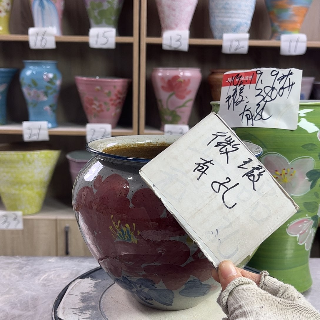 景德镇陶瓷花盆花盆