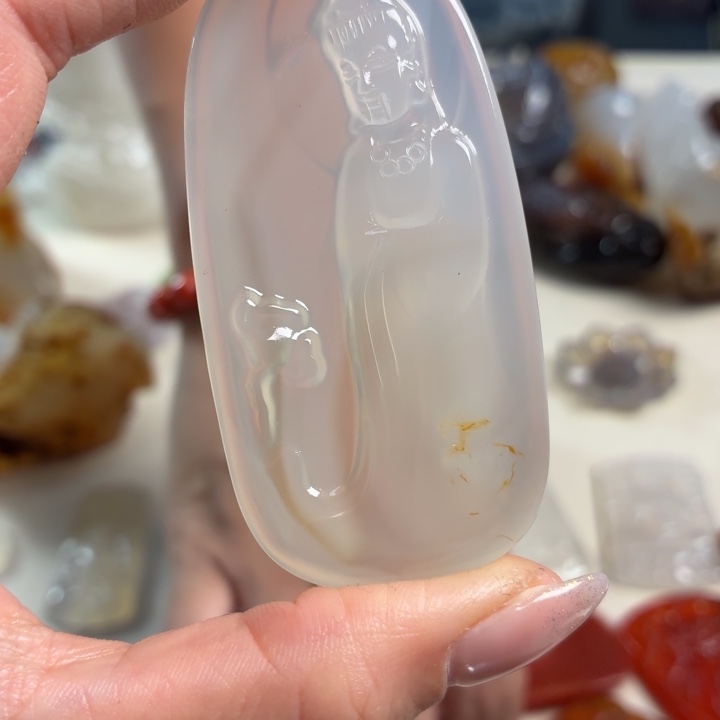 玛瑙/玉髓未镶嵌吊坠(不含链)