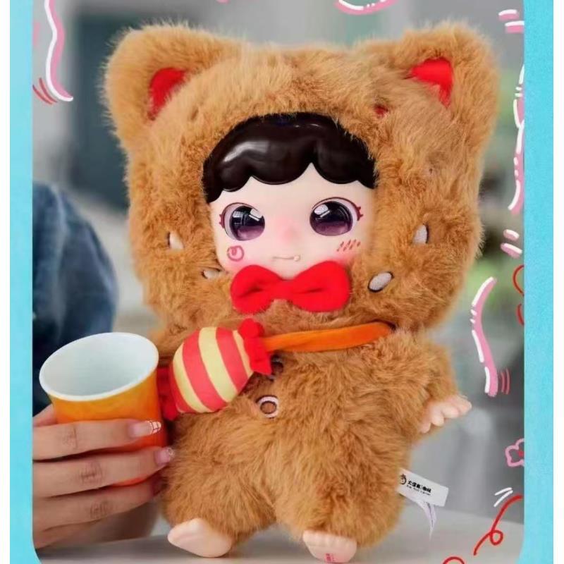 【沐沐拆盒】娃三岁_小甜牙400%大体毛绒系列_潮玩摆件盲盒
