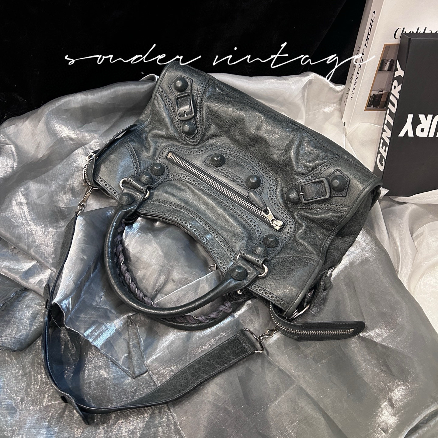 95新 Balenciaga/巴黎世家 巴黎世家斜挎包