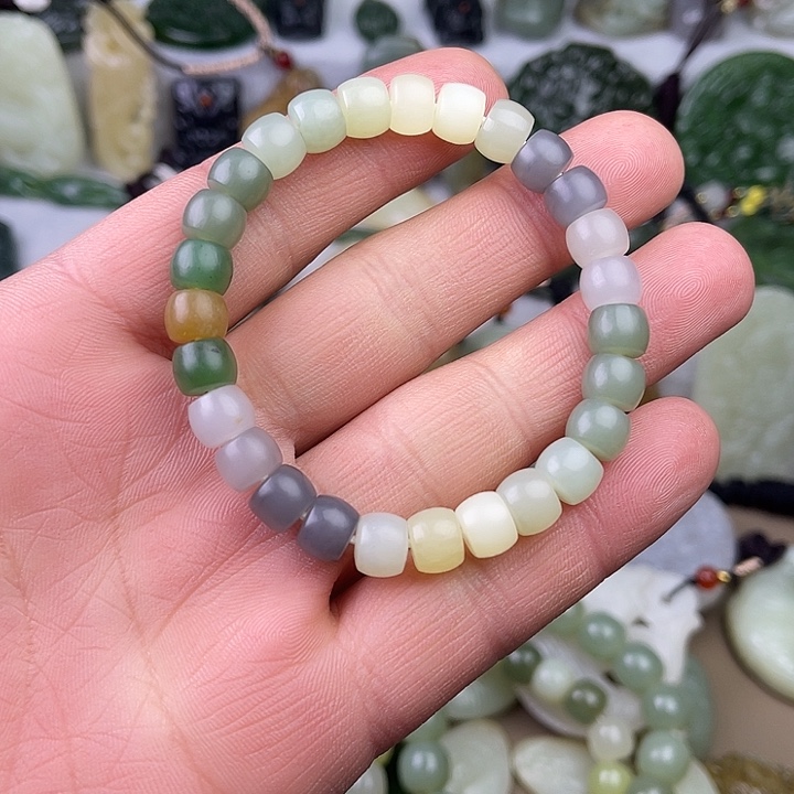 和田玉手串未镶嵌